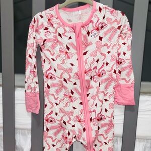 Pink Kids bamboo zippy